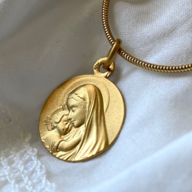 Médaille de baptême Vierge...