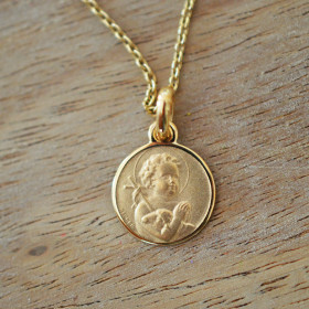 mini medaille bapteme Saint Jean