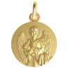 Maison Laudate - Médaille de baptême Ange Gardien or jaune 18 carats