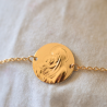 laudate bracelet medaille vierge enfant or