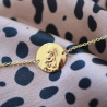 laudate bracelet medaille vierge enfant or