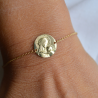 laudate bracelet medaille vierge marie or